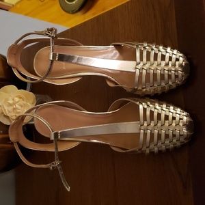 Annie Silver Strappy Women's Heels